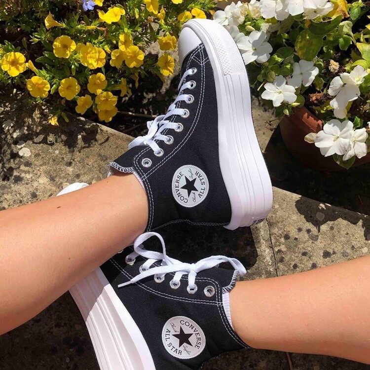 zapatos converse para mujer con plataforma