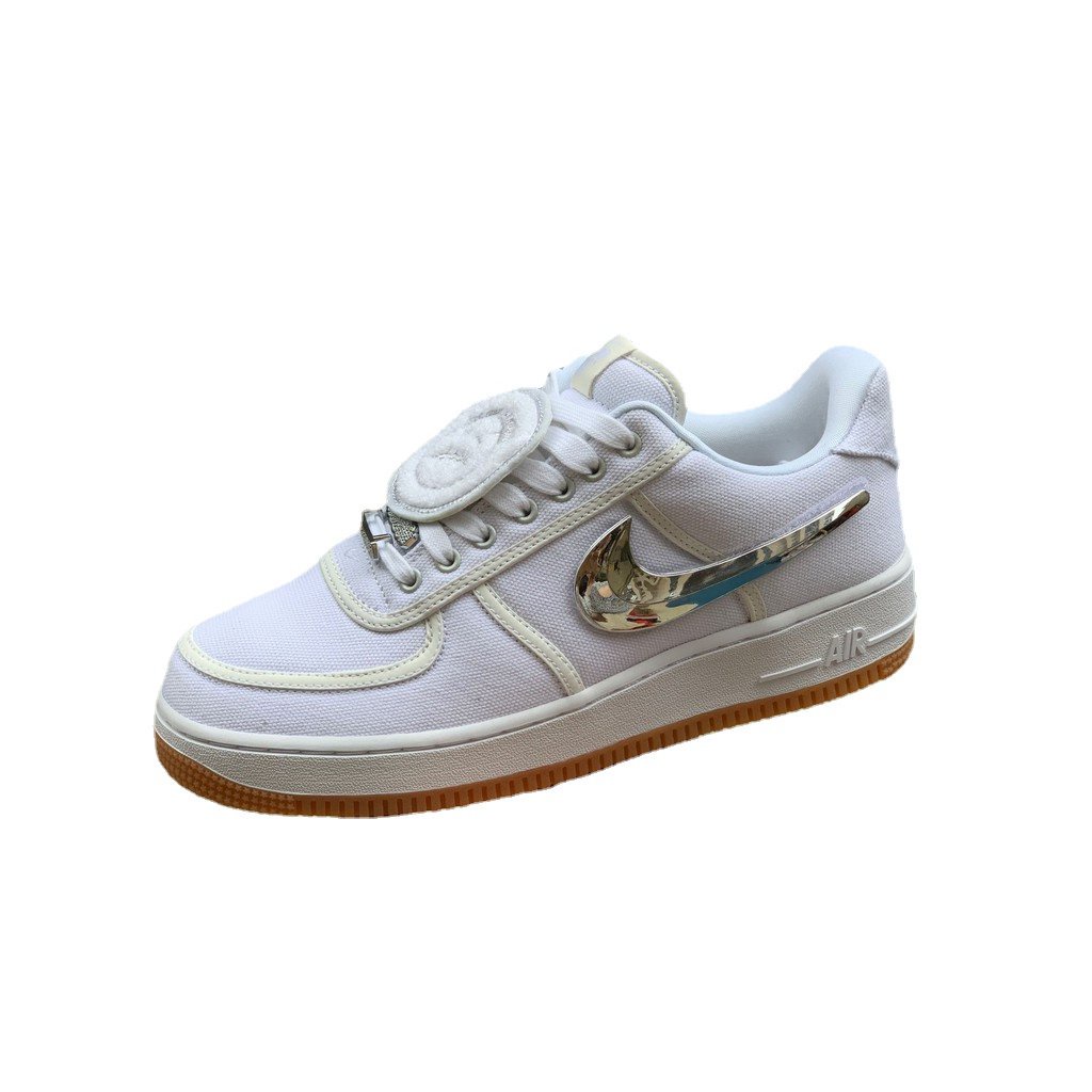 Tenis Nike Air Force 1 Bajo Travis Scott Af1 3m Aq4211-100 Blanco Hombres Y  Mujeres 20122001 | Shopee Colombia