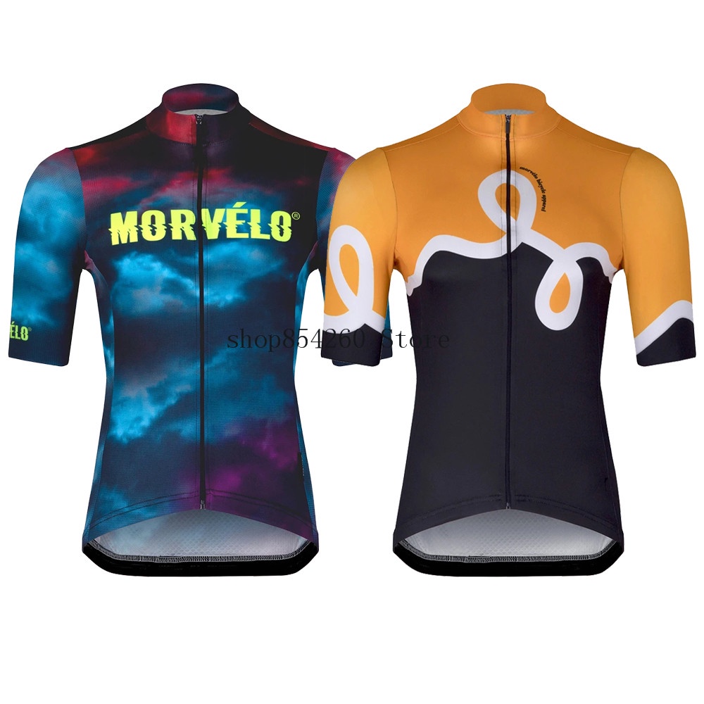 Morvelo Jersey De Bicicleta MTB Maillot De Ciclismo Equipo De Manga Corta Los Camisas Transpirable | Shopee Colombia