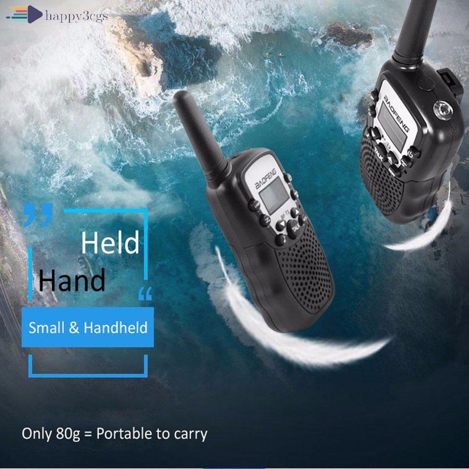 2PCS Mini Children'S Walkie Talkie Bf-T3 Long Range Walkie Talkie Child Toy