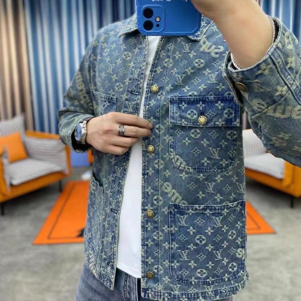 louis vuitton supreme chaqueta