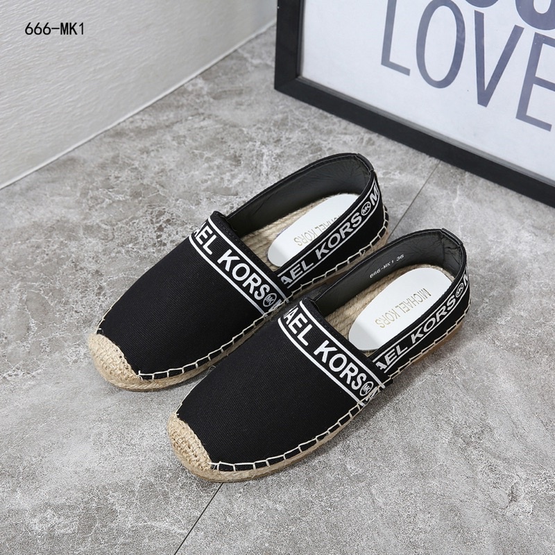 Mk Michael Kors Espadrilles zapatos de mujer AB666-MK1 zapatos de lona  Casual | Shopee Colombia