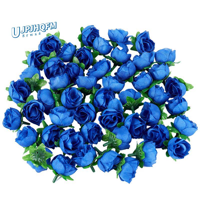 50 Rosas Artificiales , 3 cm De Altura , Decoración De Boda , Azul Marino |  Shopee Colombia