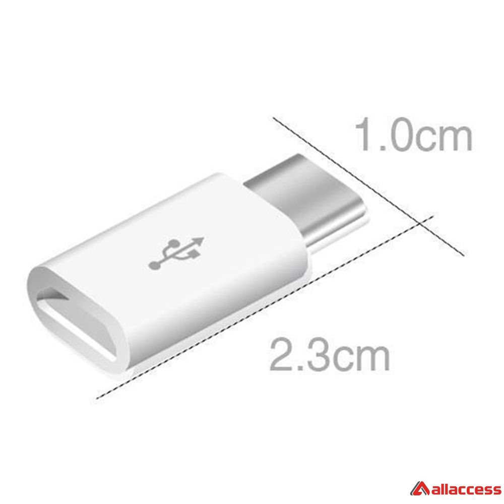 Mini Adaptador De Datos Portátil USB 3.1 Micro a-C Tipo 5 Piezas Convertidor