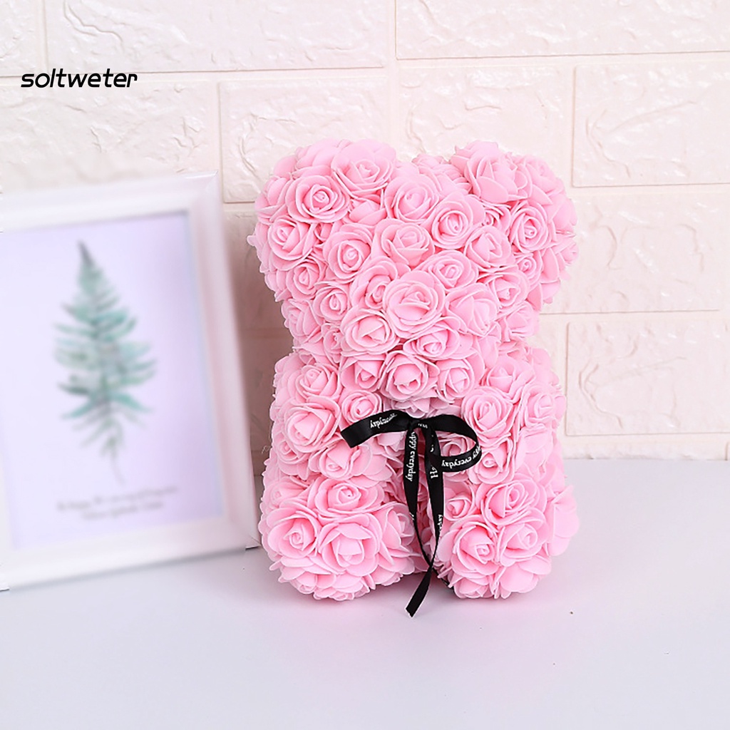 ST-Poliestireno Espuma De Falso Flores Oso Arreglo Floral De Falsa Planta  Encantador Decoración De Escritorio | Shopee Colombia