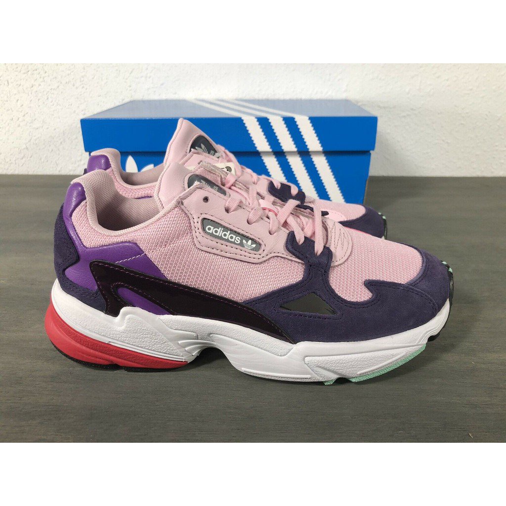 Stock Adidas Falcon Clear Pink Legend Púrpura Athletic Zapatos BD7825 TlOX | Colombia