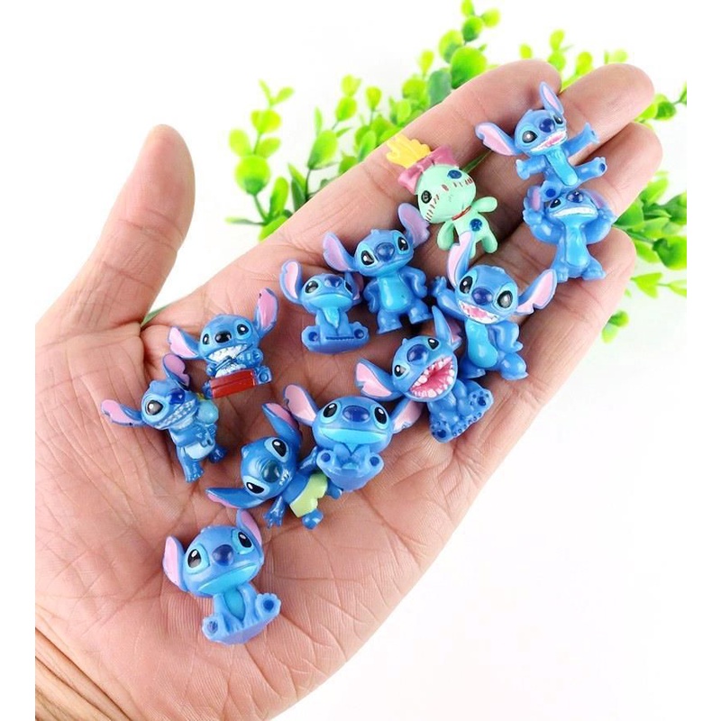Juego De 12 Figuras De Acción De PVC Disney Lilo Y Stitch Juguete Para Niños #6