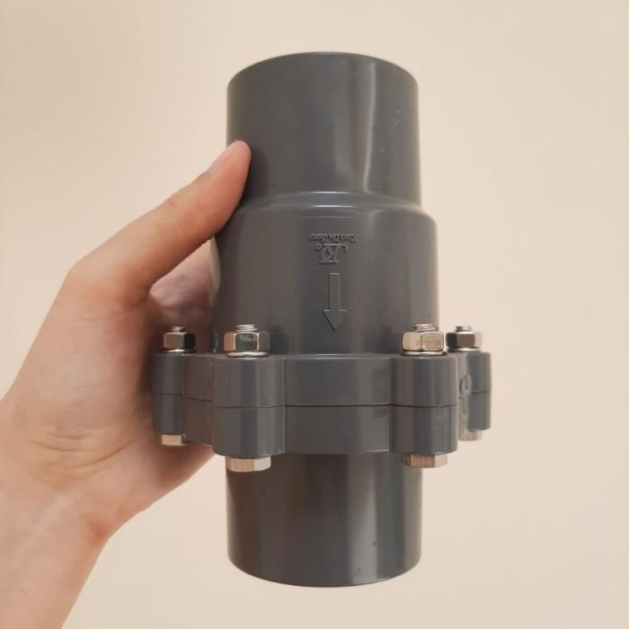 Terakle | Válvula de retención de válvula de retención Springcheckvalve de 1/2 pulgadas de 1,5 pulgadas válvula Kdj de Pvc #5