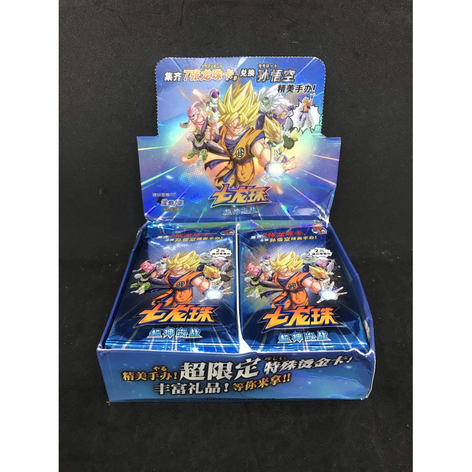 Dragon Ball Z TCG Booster Pack azul Battle Of Z tarjetas (precio por  paquete) | Shopee Colombia