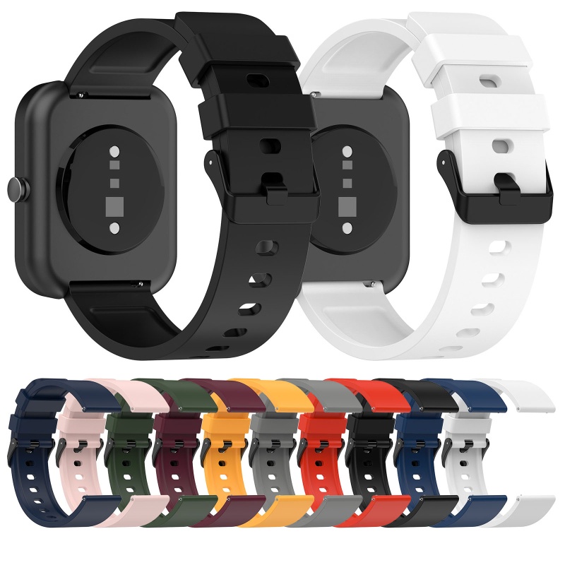 iorsoul1 Correa De Silicona Suave Compatible Para AmazfitGTR 42 Mm Para Reloj Inteligente Pulsera De Repuesto Sport Be