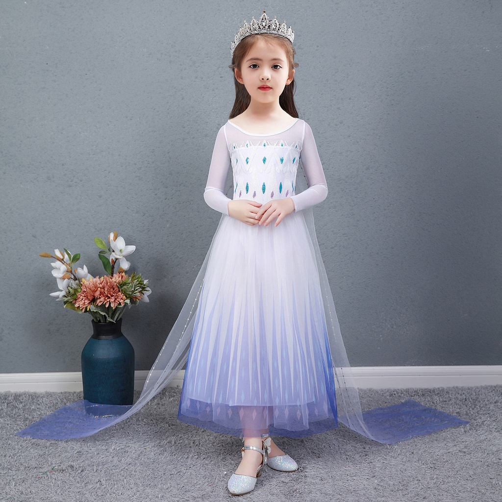 Elsa Princesa Vestido Frozen 2 Niñas De Verano De Los Niños Falda Ropa  Disfraz De Las Mujeres | Shopee Colombia
