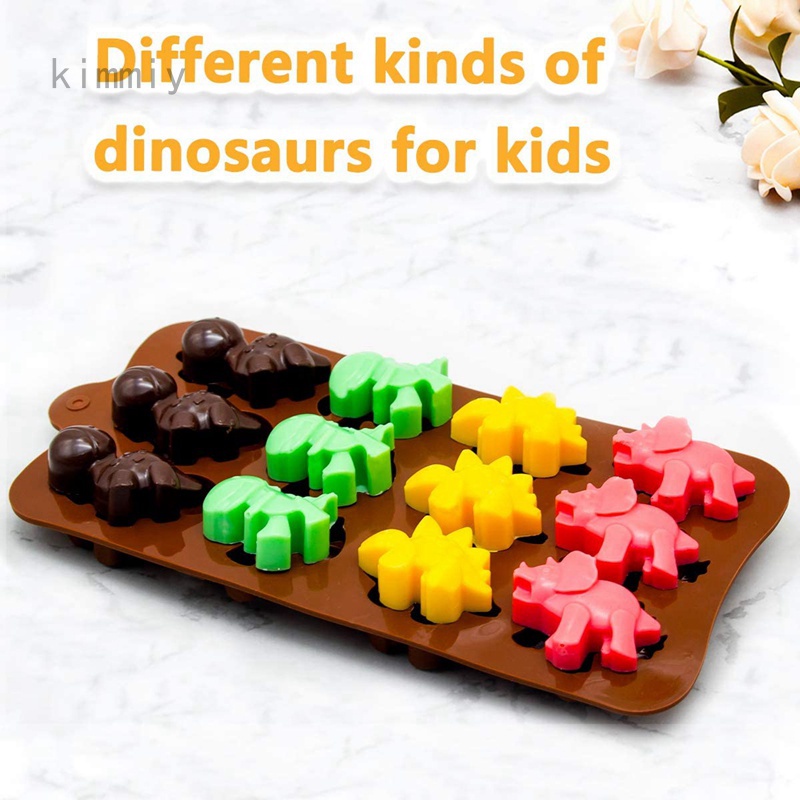Kimmiy Moldes De Silicona Para Chocolate Caramelos Antiadherentes Animales Gomitas Galletas Jello Sin Bpa Dinosaurios Robot De Corazon Nota Musical Modelo De Tarta Molde Para Hornear Shopee Colombia
