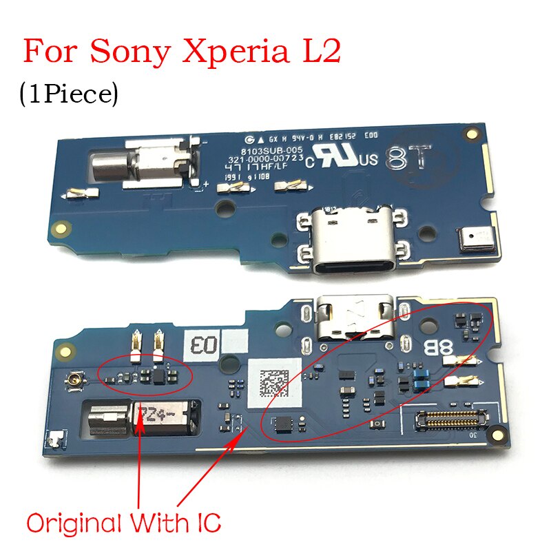 Image of 1pcs conector de dock micro usb cargador puerto de carga flex cable para sony xperia e5 l1 l2 m5 xa xa1 xa2 ultra #6
