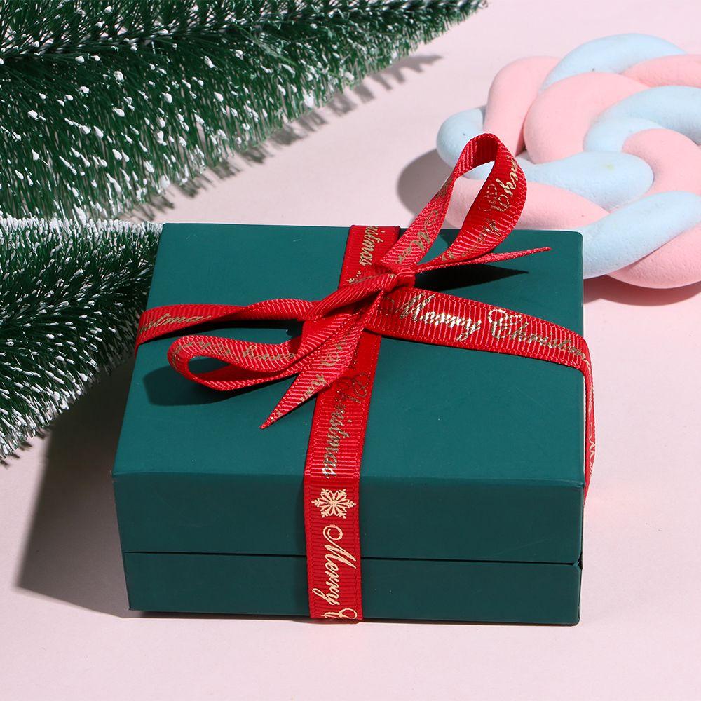 Image of SUYO 5 Yardas/Rollo Cintas Fiesta Santa Claus Paquete Material Feliz Navidad Envoltura Suministros #6