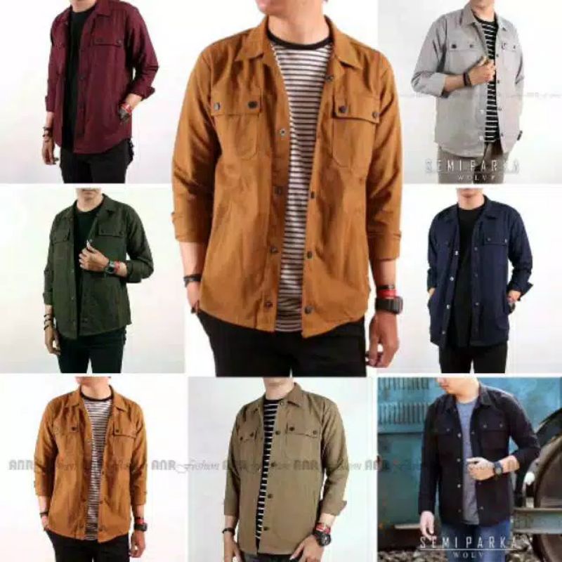 Chaqueta camionera / Spring PARKA OUTFIT hombre | Shopee Colombia