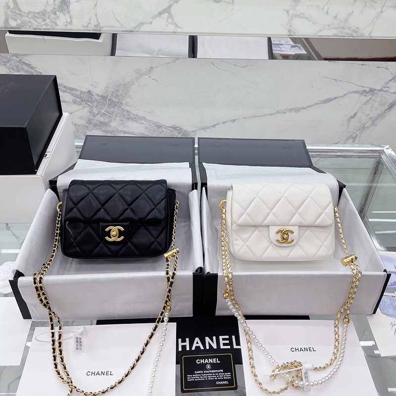 Q0FE chanel (With Box) Summer New 21K Quilted Leather Adjuster Buckle Chain  Flap Bag2022 | Shopee Colombia