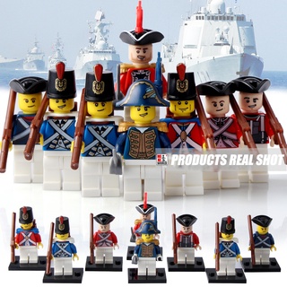 Image of Minifiguras Medieval Empire Navy Governor Piratas Del Caribe Juguetes Regalos Niños Mini Fiures PG8035