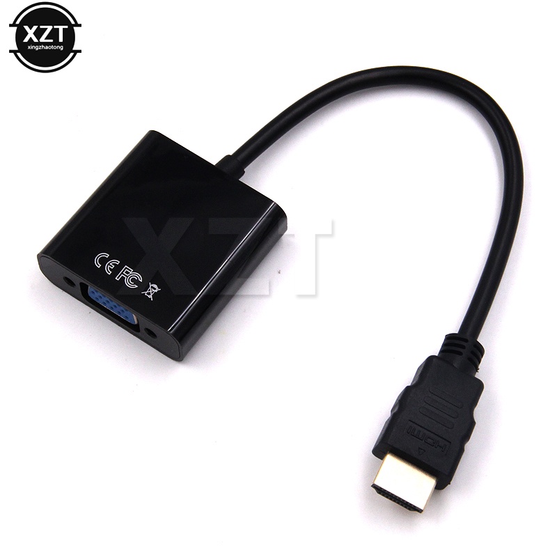 HDMI Macho A VGA RGB Hembra cable 1080P Ordenador monitor HD Convertidor De Vídeo Adaptador Adecuado Para Xiaomi box #7