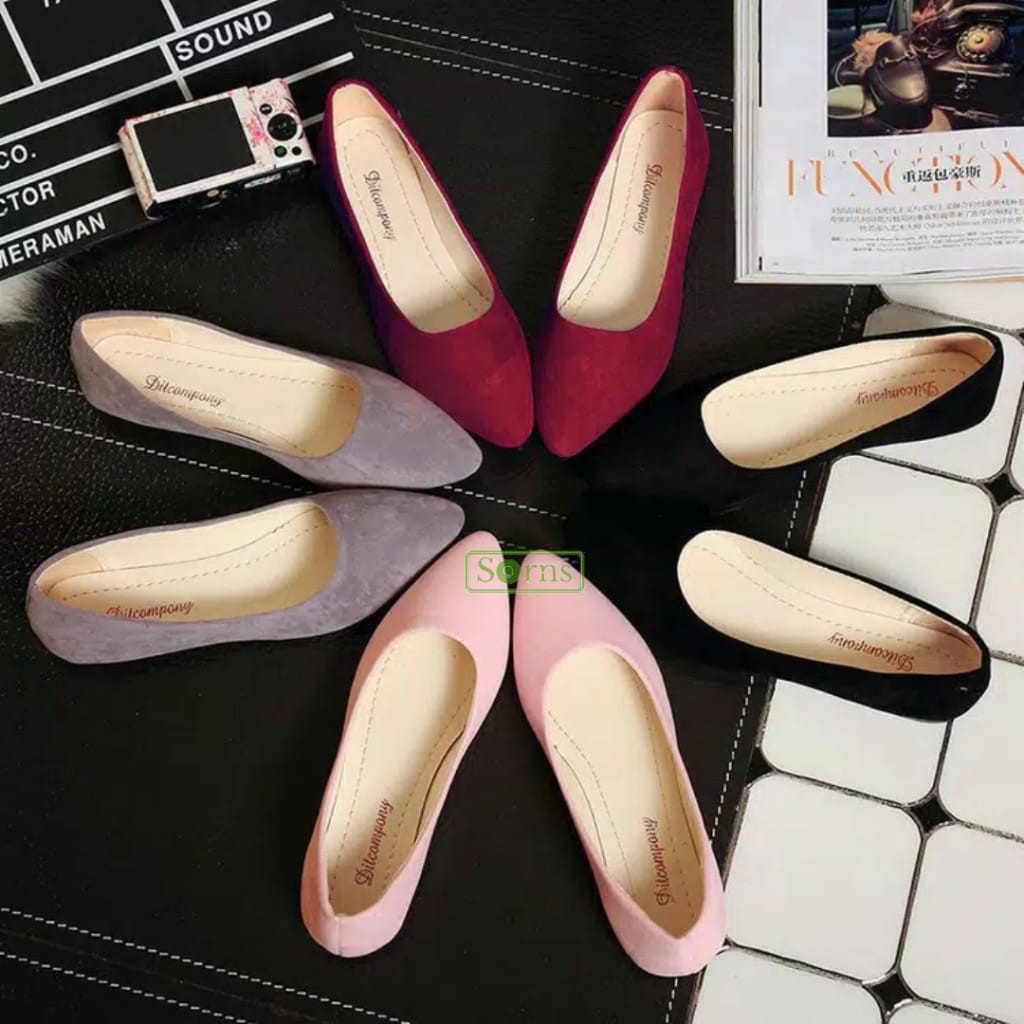 Tienda de tela / zapatos planos Bella Kirana / elegantes zapatos planos para mujer #4
