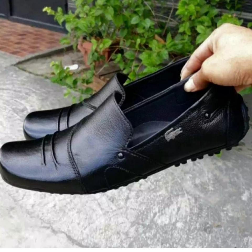 Inx47 de cuero para mocasines formales de trabajo CASUAL oficina CASUAL Lacoste100% cuero genuino.,.,.,. | Colombia