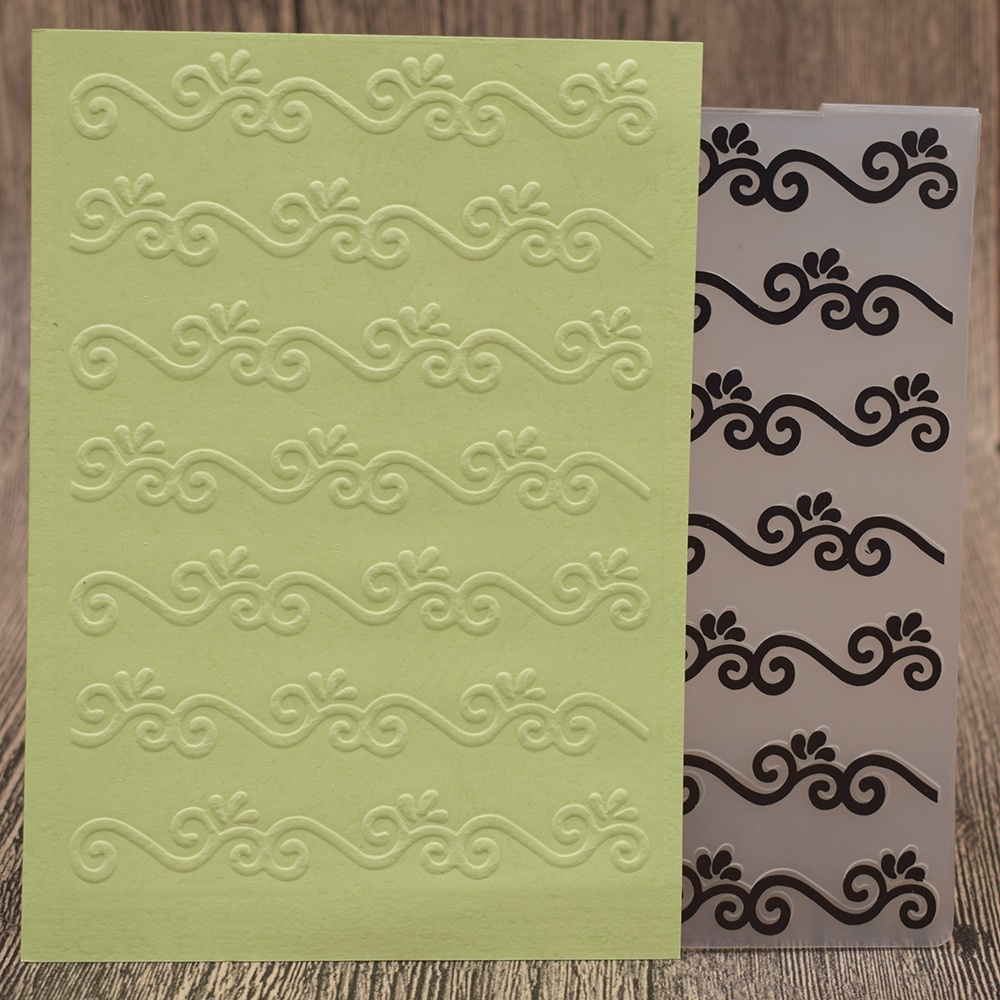 4 Tipos plástico relieve carpeta para scrapbooking álbum de fotos tarjeta Papel Decoración Forma de estampación artesanía decoración 