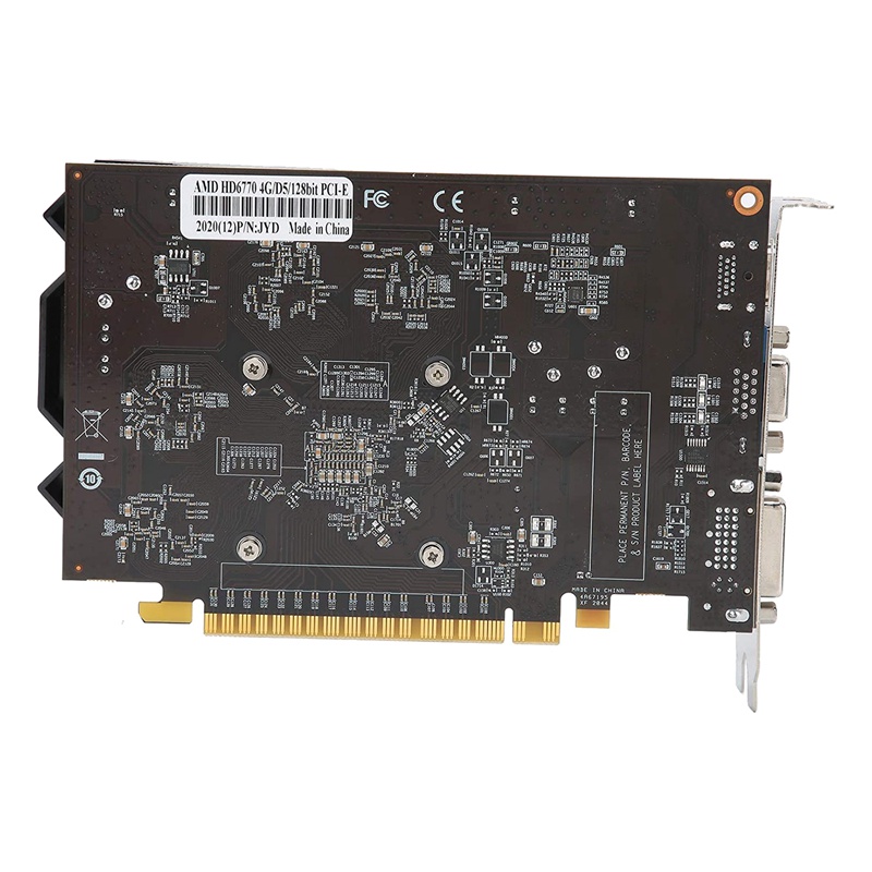 HD7670 Tarjeta gráfica para Juegos con Pantalla gráfica de 1GB Tarjeta de Video 128bit DDR5 con Ranura PCI Express 3.0 Vbestlife Tarjeta gráfica para Juegos 