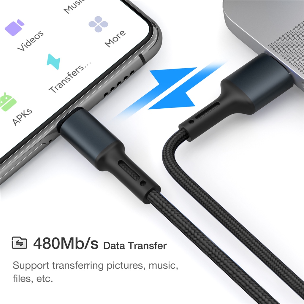 Alta Calidad De Carga Rápida USB Tipo C Cable Para Android Teléfono Móvil Cargador De Datos USBC QC 3.0 4.0 Largo 1m 2m 3m Corto 25cm Accesorios De 1 2 3 Metros Línea