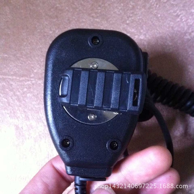 Image of dos vías radio walkie talkie 2 pines radio mano micrófono altavoz para motorola baofeng puxing #7