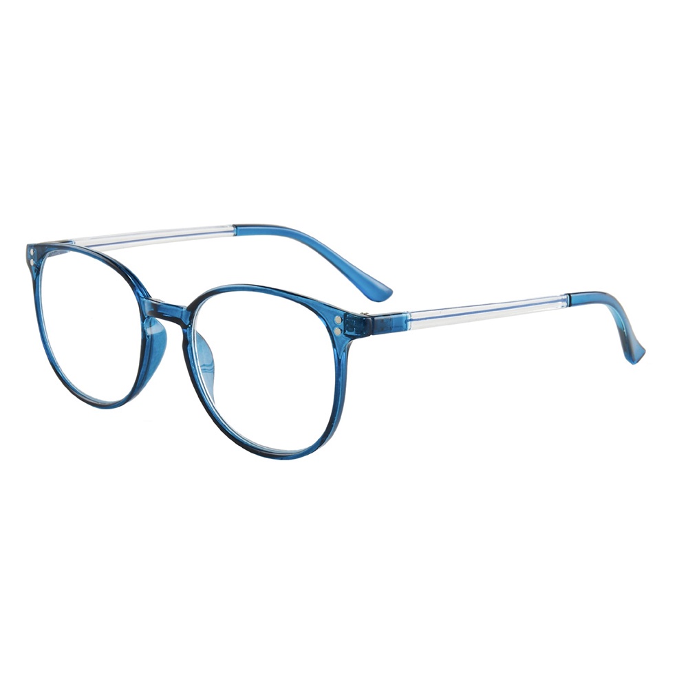 Tankaa Gafas de lectura retro marco redondo Fuerza opcional Moda ligera Hyperopia gafas retro marco de gafas de lectura para hombres mujeres 