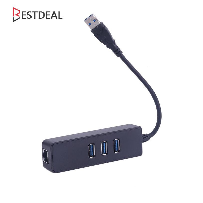 USB 3.0 to Gigabit RJ45 Ethernet LAN Network Adapter Connector For Windows Mac 