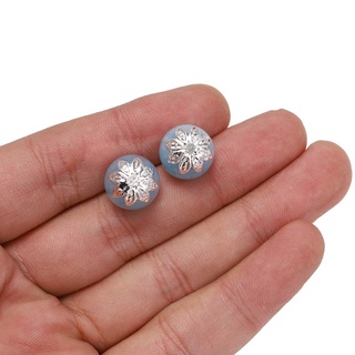 Image of thu nhỏ 100pcs / Lot Cuentas de metal en forma de loto plateadas tamaño 8 10 mm, utilizadas para la fabricación de joyas #3
