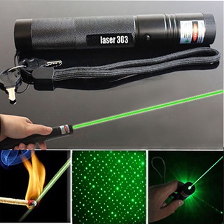 Starry Green Laser Pointer Pen 532nm Beam Light Lazer High Power with 4 Heads 