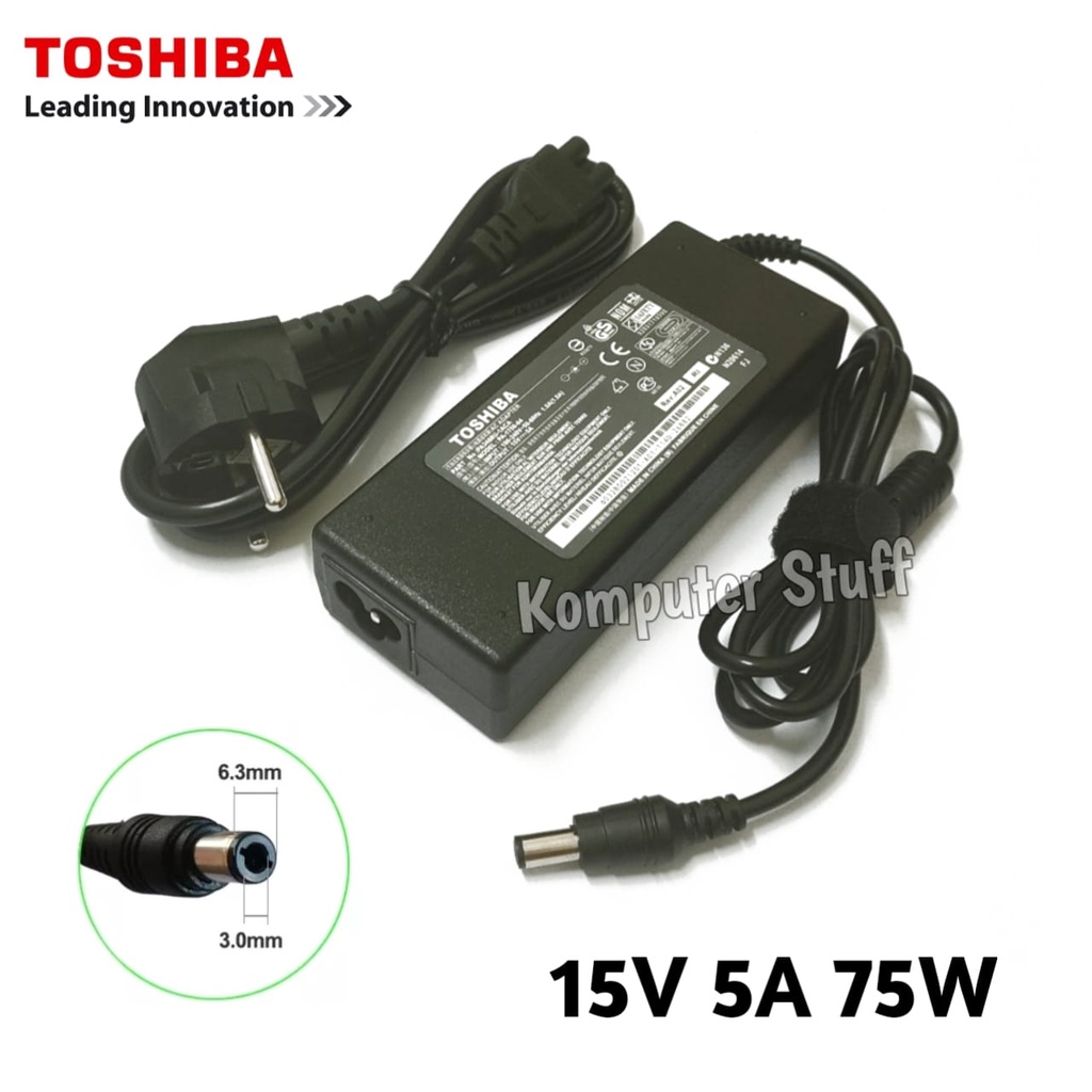 Para Toshiba Satellite M100 M105 M115 M20 M30 M35 Toshiba 15V 5A 75W portátil cargador adaptador #4