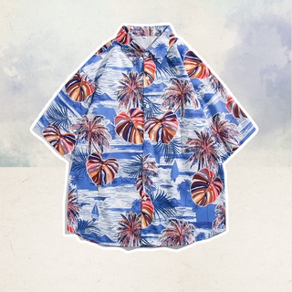 Camisas Para Hombre Venta Caliente Manga Corta Playa Surf Playeras De Gran Tamaño Hawaianas Sueltas Impresión #1