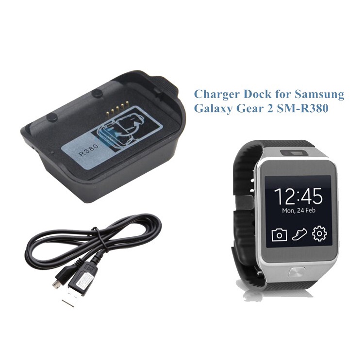Image of Cargador De Batería Smartwatch Para Samsung Galaxy Gear 2 R380 Estación Reloj Inteligente SM-R380 Adaptador De Base De Carga Género #3