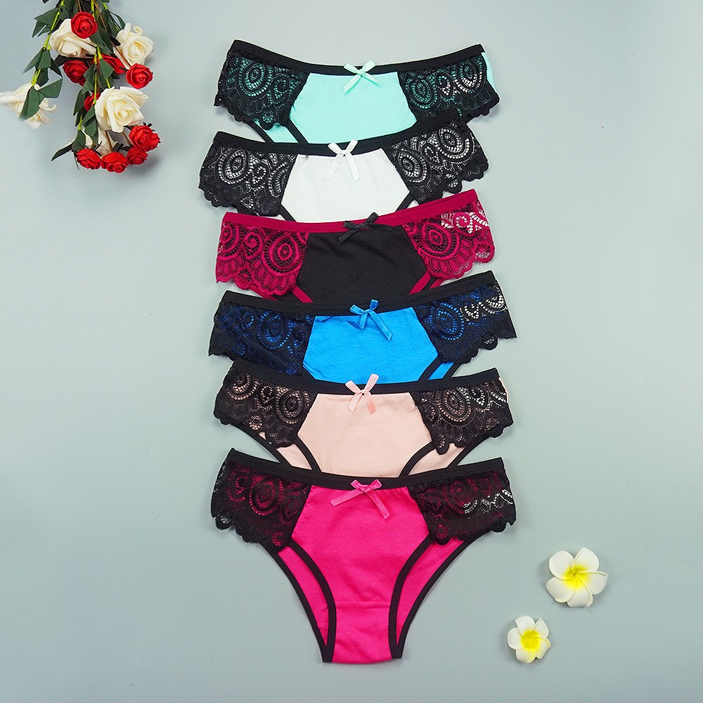6 Unids/Lote Ropa Interior De Mujer Bragas De Algodón Talla Grande Suave Panty Lencería Femenina Calzoncillos | Shopee Colombia