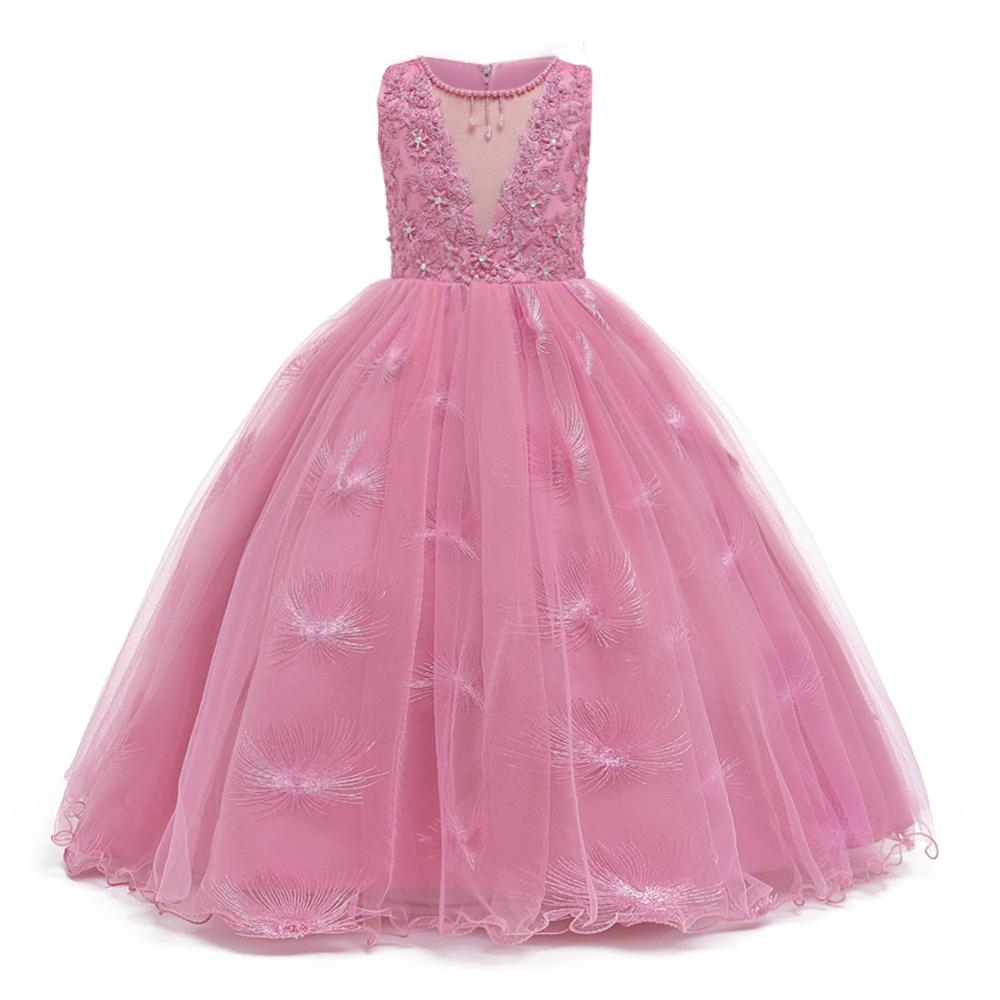 Vestido De Niña Elegante Princesa Vestidos Para Niñas Disfraz De Boda  Fiesta Ropa Para Niños 4 8 13 14 Años | Shopee Colombia