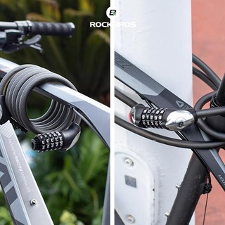 Image of thu nhỏ Rockbros - candado de bicicleta RKS531, candado de bicicleta negro, 5 dígitos, anillo de bloqueo combinado, contraseña 120 C, bloqueo de código de acero impermeable #5