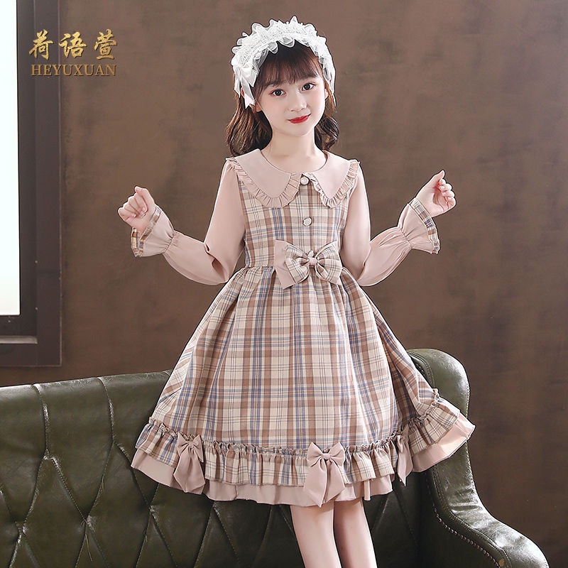 Niñas Vestidos De Otoño Ropa 2022 Nuevo Estilo Occidental Faldas De Los  Niños Lolita Princesa Vestido Primavera | Shopee Colombia