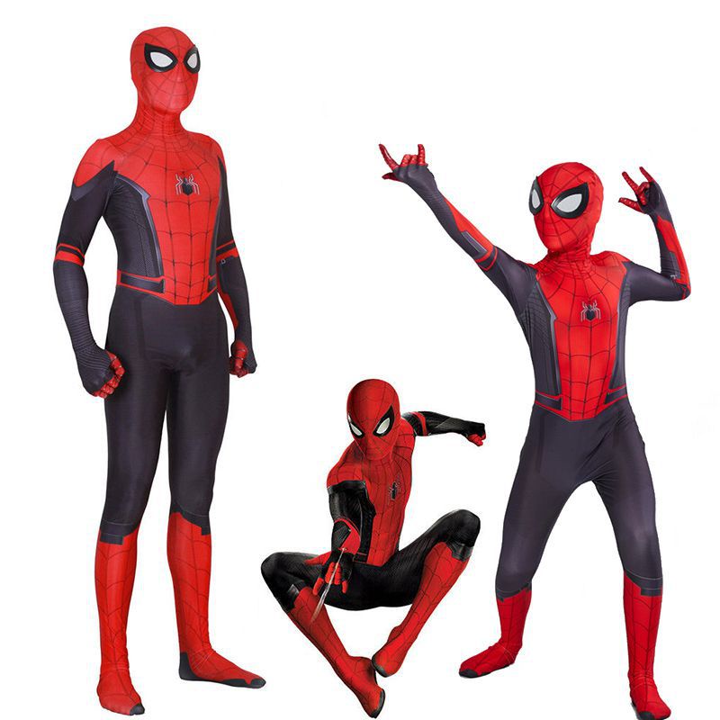 Spiderman Lejos De Casa Peter Parker Cosplay Disfraz Adulto Niños Body |  Shopee Colombia