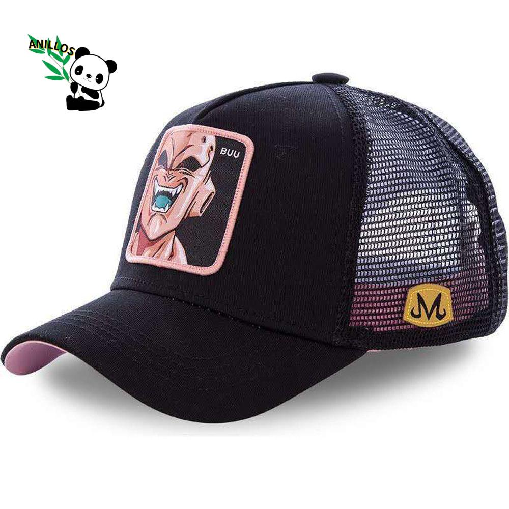 gorro de Gorra de béisbol de DRAGON BALL NARUTO para hombre y mujer 