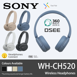 Sony WH-CH520 TWS Auriculares Inalámbricos Bluetooth Musicales On-Ear Con  Micrófono