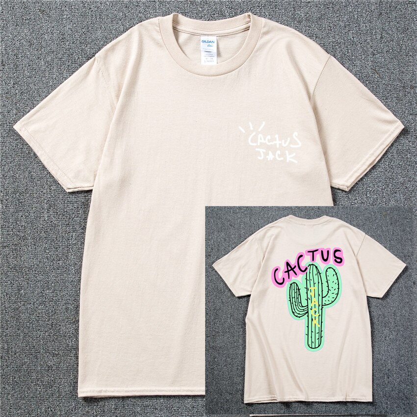 Camiseta para hombre y hombre con diseño de cactus en la carretera 