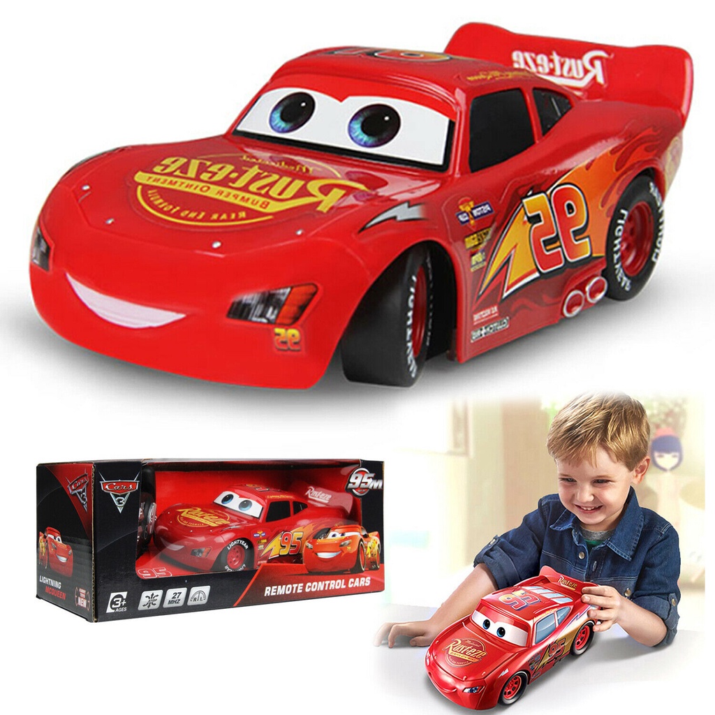 Disney Pixar Cars Lightning McQueen Remote Control Red Sports Car Toy Kids  Gift | Shopee Colombia