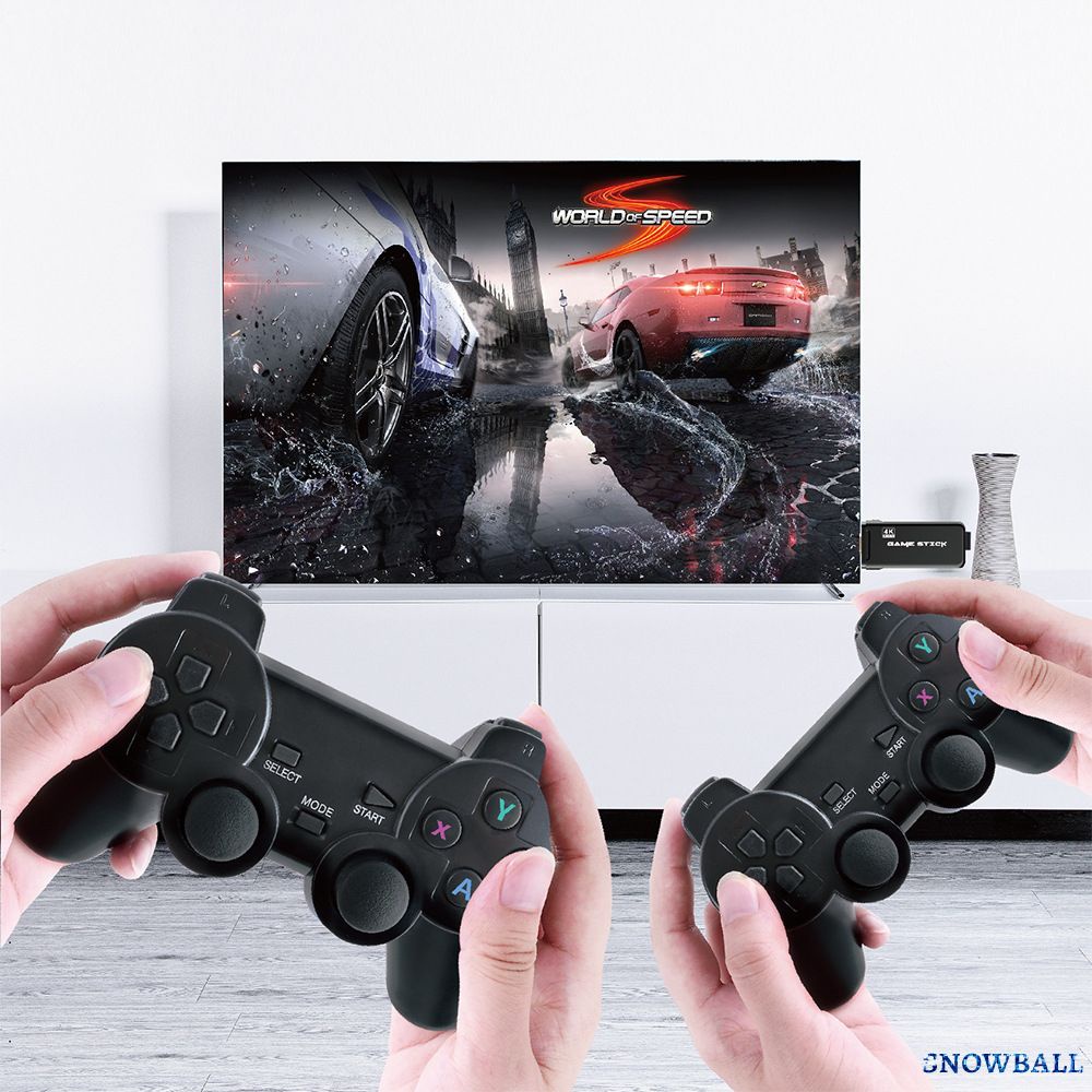 Snowball Tv Video Game Console With 2.4G Double Wireless Controller  Built-In 3000/10000 Games Support For Ps1 / Gba Game Console Snowball |  Shopee Colombia