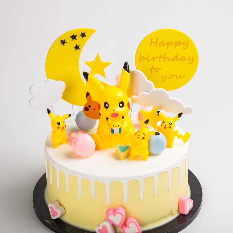 Cutie Pikachu Pokéball Cake Decoration Cake Topper Figurine | Shopee  Colombia
