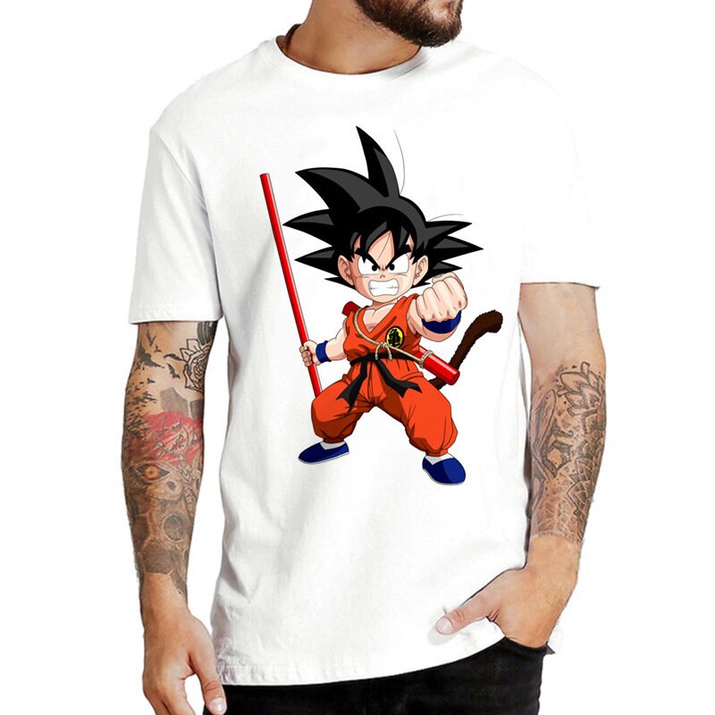 Camiseta De Verano De Dibujos Animados Dragon Ball Super Saiyan Dragonball  Z Dbz Son Goku Hombre/Niño Tops Tee | Shopee Colombia
