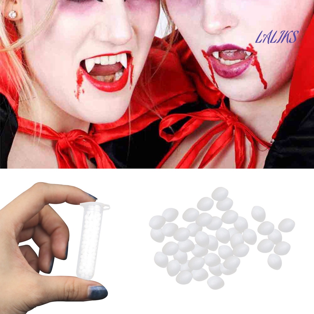 laliks 1 botella 4g dientes adhesivo gel de ajuste perlas temporales  reparación de dientes fáciles de usar cosplay dientes falsos relleno perlas para  halloween | Shopee Colombia