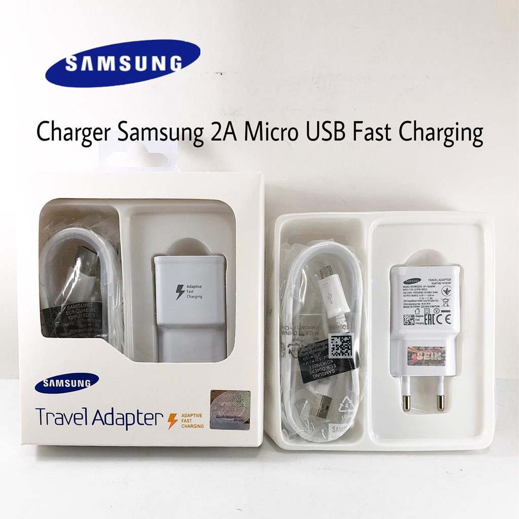 Image of Cargador de viaje para Samsung Galaxy J5 J3 J2 Prime Grand J1 Ace S3 S4 S6 S7 Note 2 3 4 OEM cargador de viaje #1