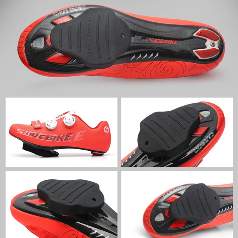 Image of Bicicleta De Carretera Zapato Pedal De Cleat Proteger Goma Cubre LOOK KEO SPD Universal De Bloqueo De La Placa Cubierta De Piezas De Ciclismo #4